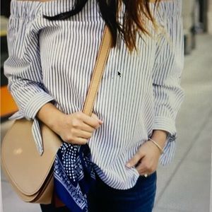 Women’s Banana Republic Off The Shoulder Blouse Size Medium